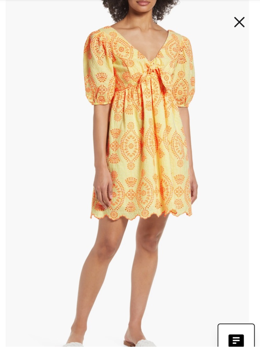 Lilly Pulitzer Sarafina Eyelet Babydoll Dress